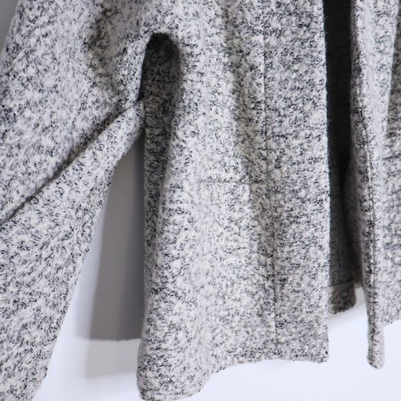 MANGO NWT Belted Wool Blend Justin Jacket Grey Long Sleeve Unlined Women's XS - Picture 3 of 11